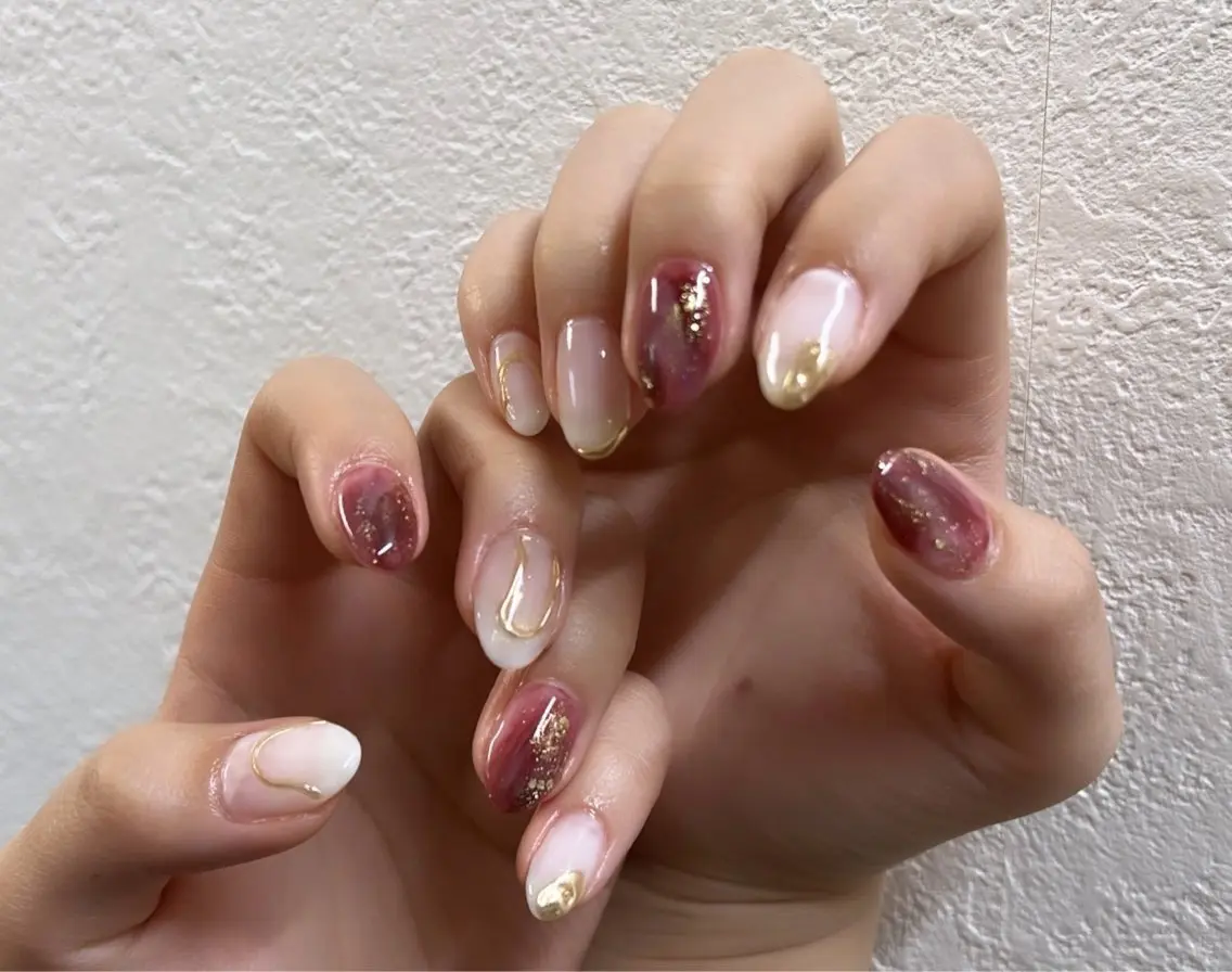 ネイル 🫧yua 🌸🫧のネイルデザイン