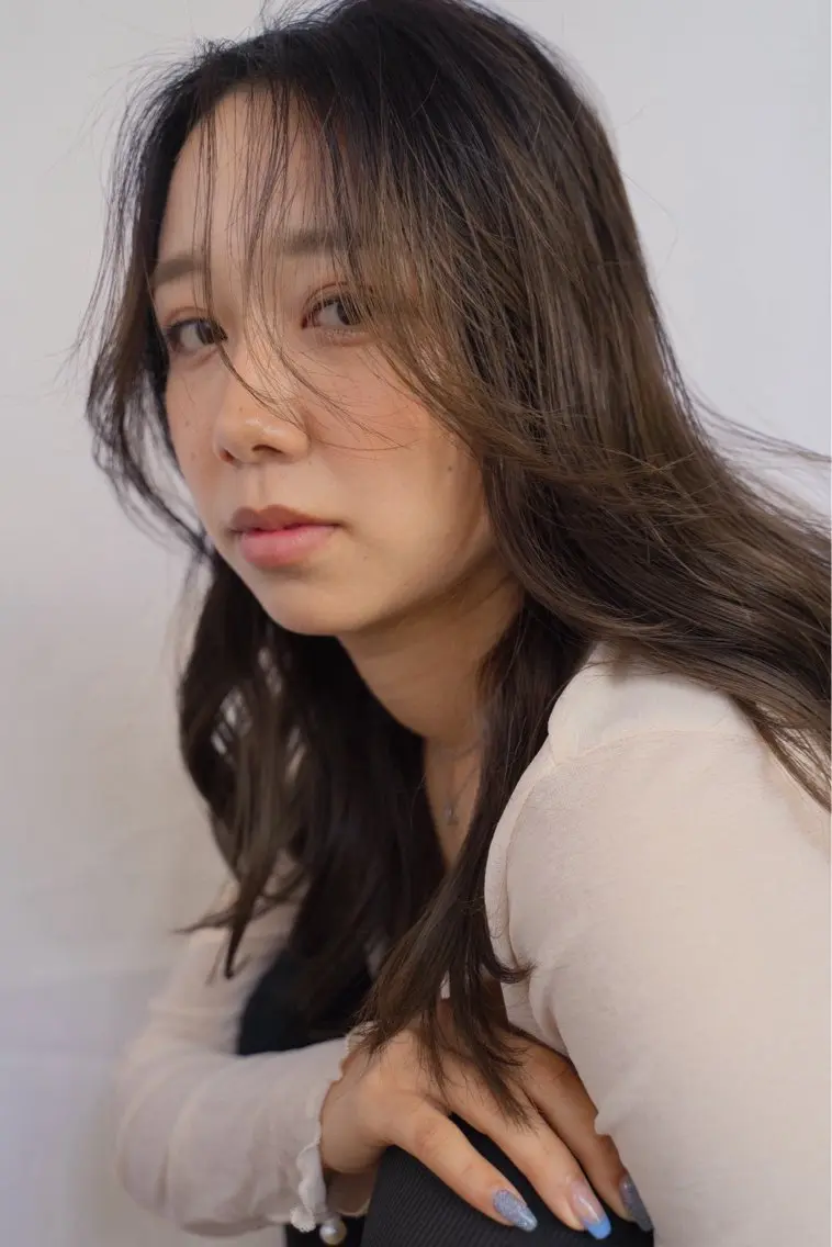 セミロング カラー 透明感カラー ヘアカラー début/ 裕登のヘアスタイル