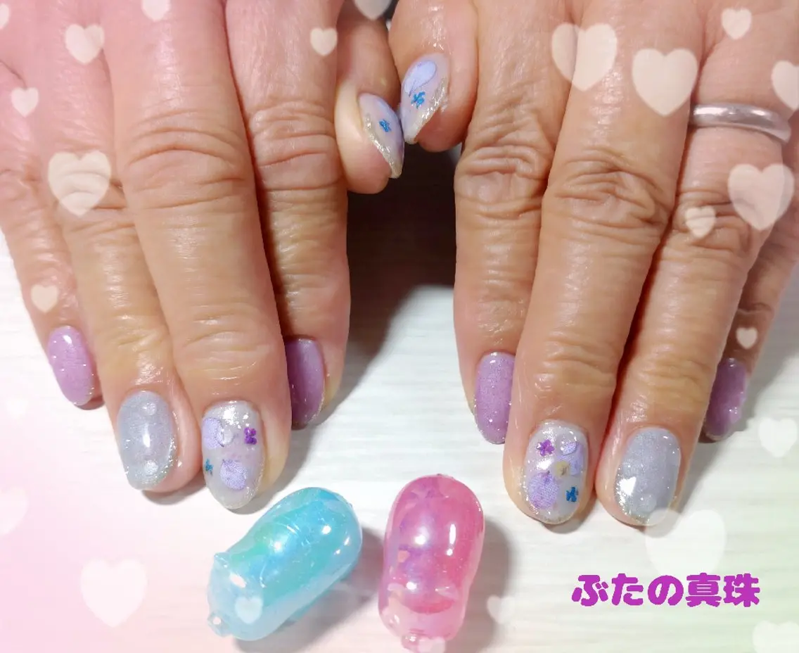 ネイル ハンドネイル 林 珠里のネイルデザイン