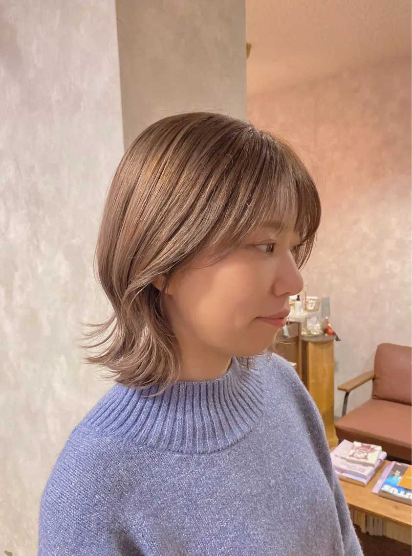 ミディアム ヘアカラー トリートメント CROCHE クロッシュのヘアスタイル
