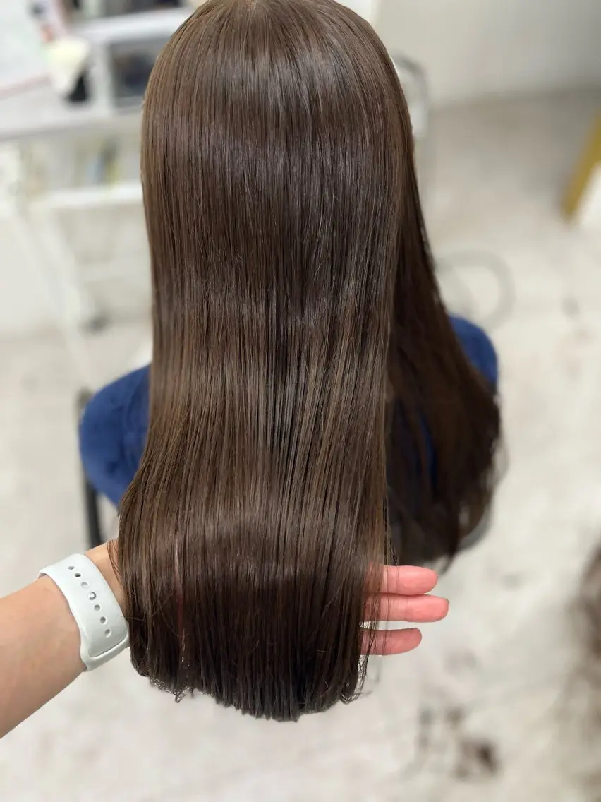 カラー ベージュカラー カット ヘアカラー トリートメント 🫧ぷる艶カラー🫧 Yuubi🦩のヘアスタイル