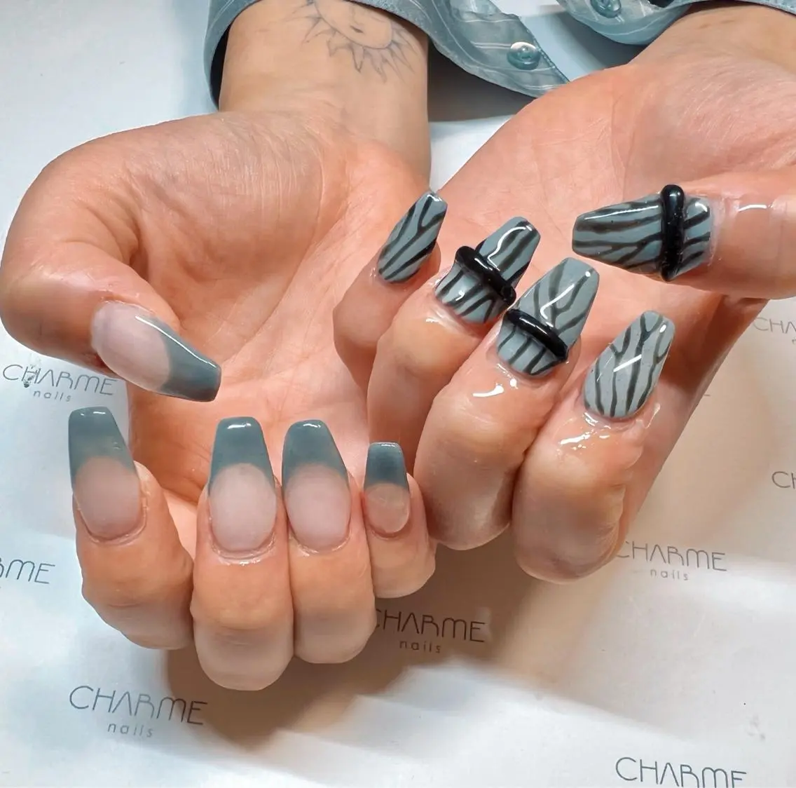 ネイル ハンドネイル CHARME 🤎〔RINA〕のネイルデザイン