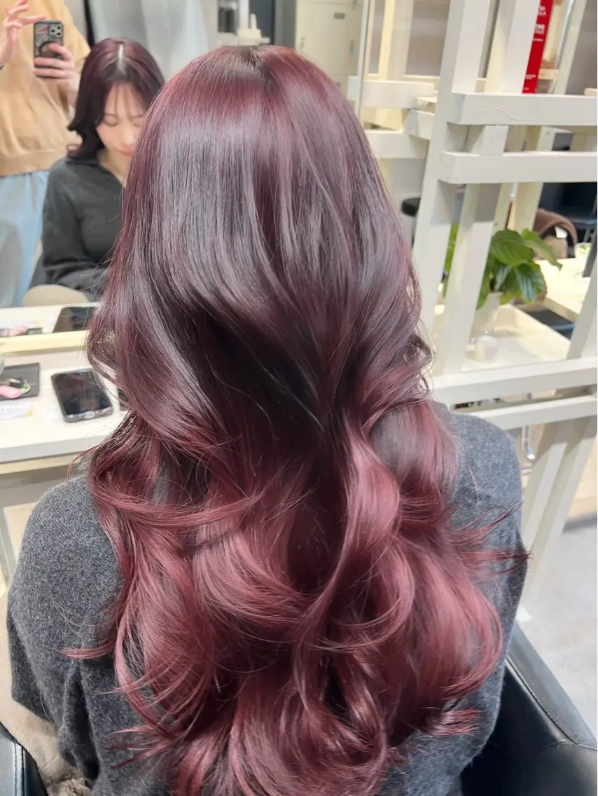 ロング カット ヘアカラー トリートメント 恵比寿韓国レイヤー× 艶透明感カラー大場のヘアスタイル