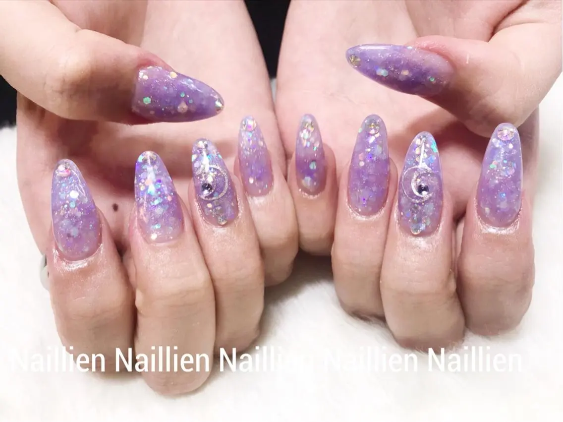 ネイル ストーンネイル ハンドネイル Nail lieNのネイルデザイン