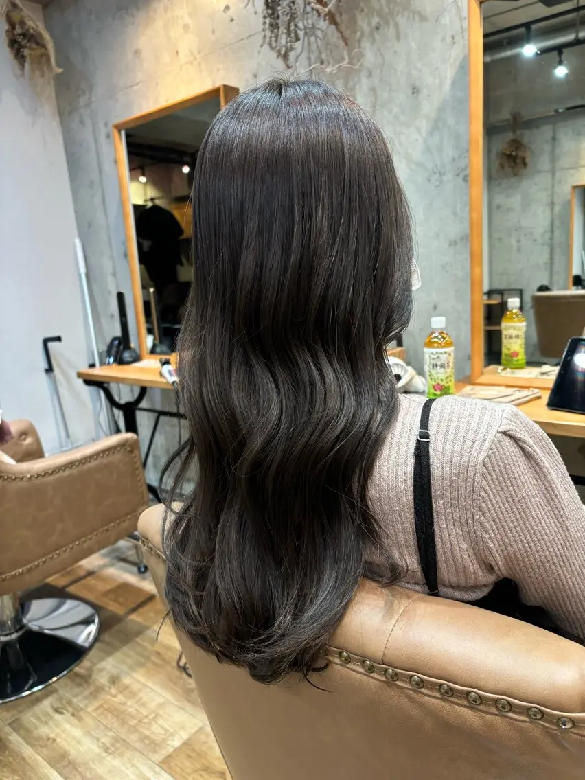ロング カット ヘアカラー トリートメント ♡ FUU♡のヘアスタイル