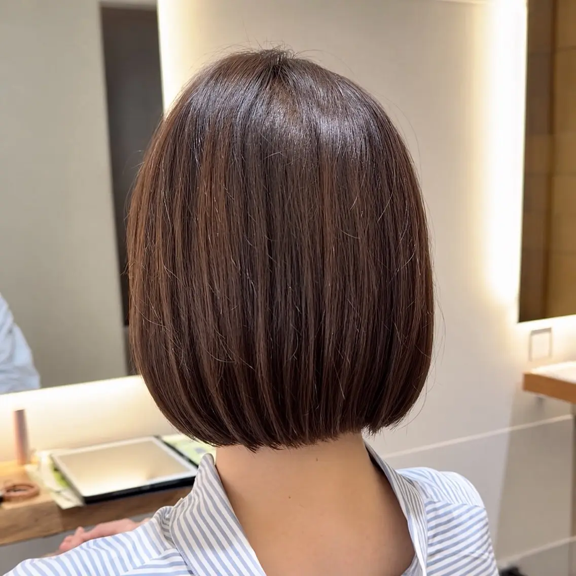 ショート ボブ カット 縮毛矯正/艶カラー/ 🌸ゆうき🌸のヘアスタイル