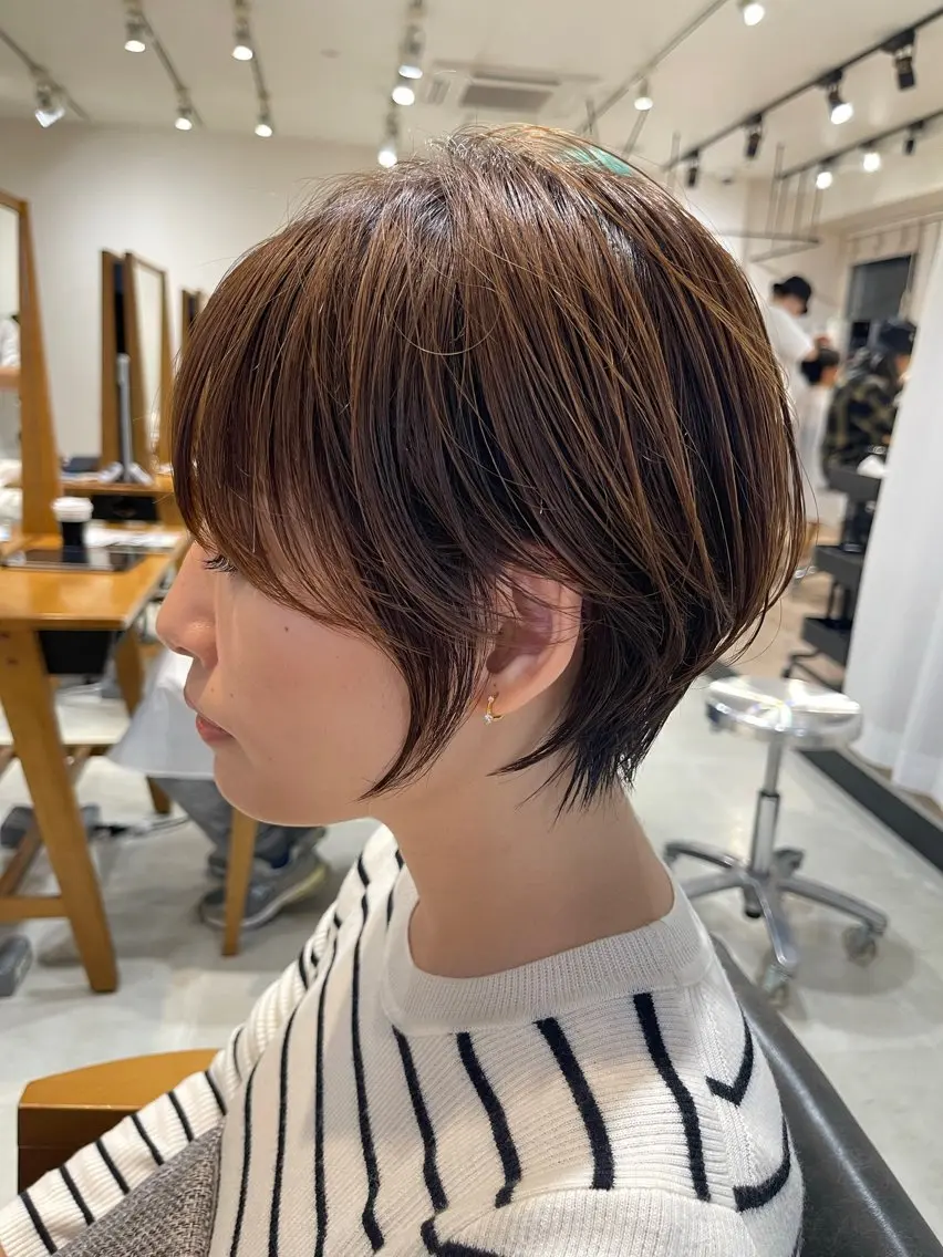 ショート カット トリートメント 艶髪ショートの匠✂️ 錦糸町佐藤店長のヘアスタイル