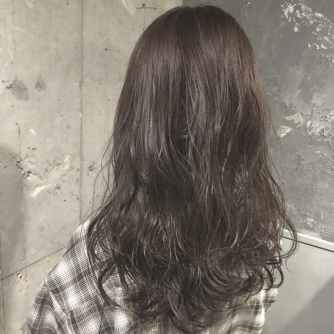 ロング カラー ヘアアレンジ グレージュ ラベンダーカラー ラベンダーグレージュ ラベンダーグレー 美髪矯正/透明感カラ ー🫧YUUKI🫧のヘアスタイル