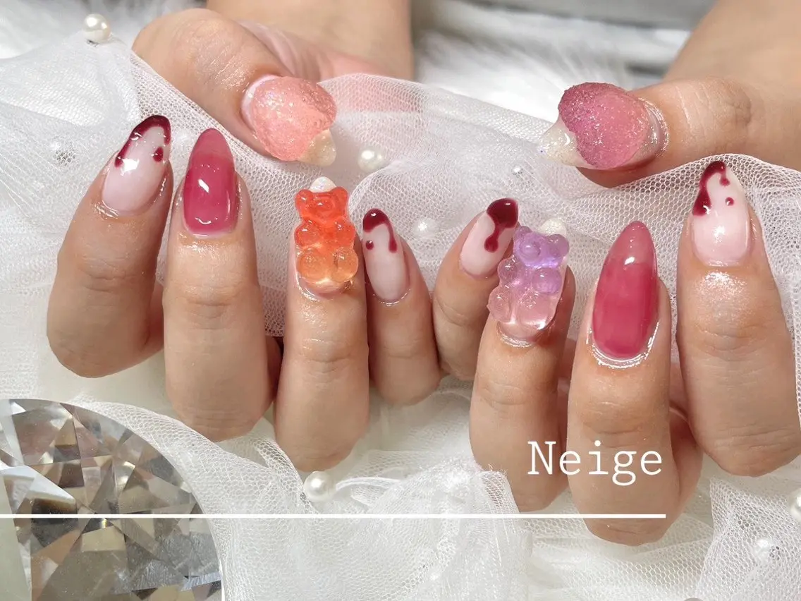 ネイル Neige‪𓂃ai ＊梅津 / 松尾のネイルデザイン