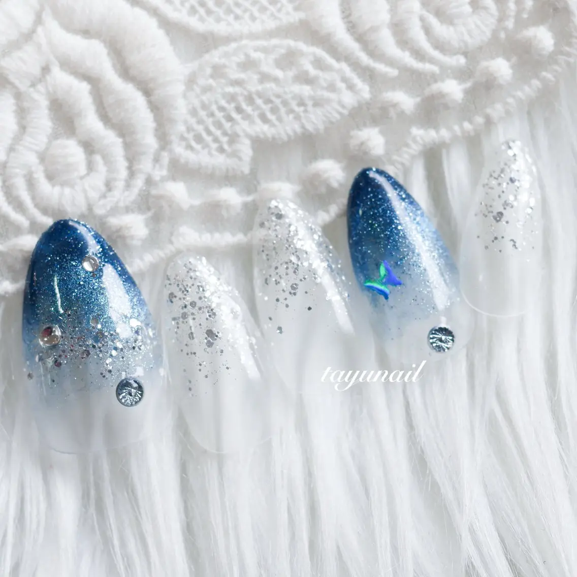 ネイル アートネイル ジェルネイル パラジェル ネイルサロン 【たゆnail】小中のネイルデザイン