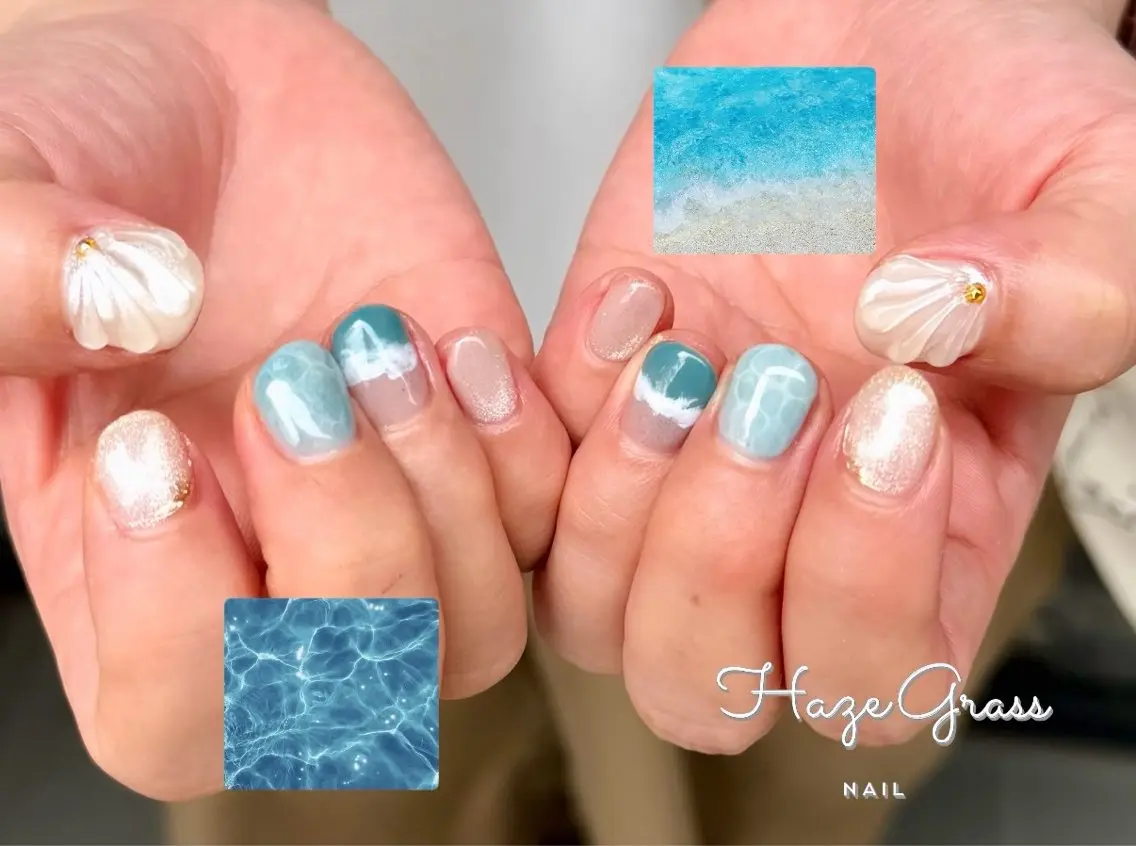 ネイル ハンドネイル HazeGrass NAILのネイルデザイン