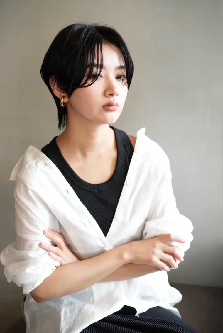 ショート カラー 加賀 千聖 /soigneのヘアスタイル