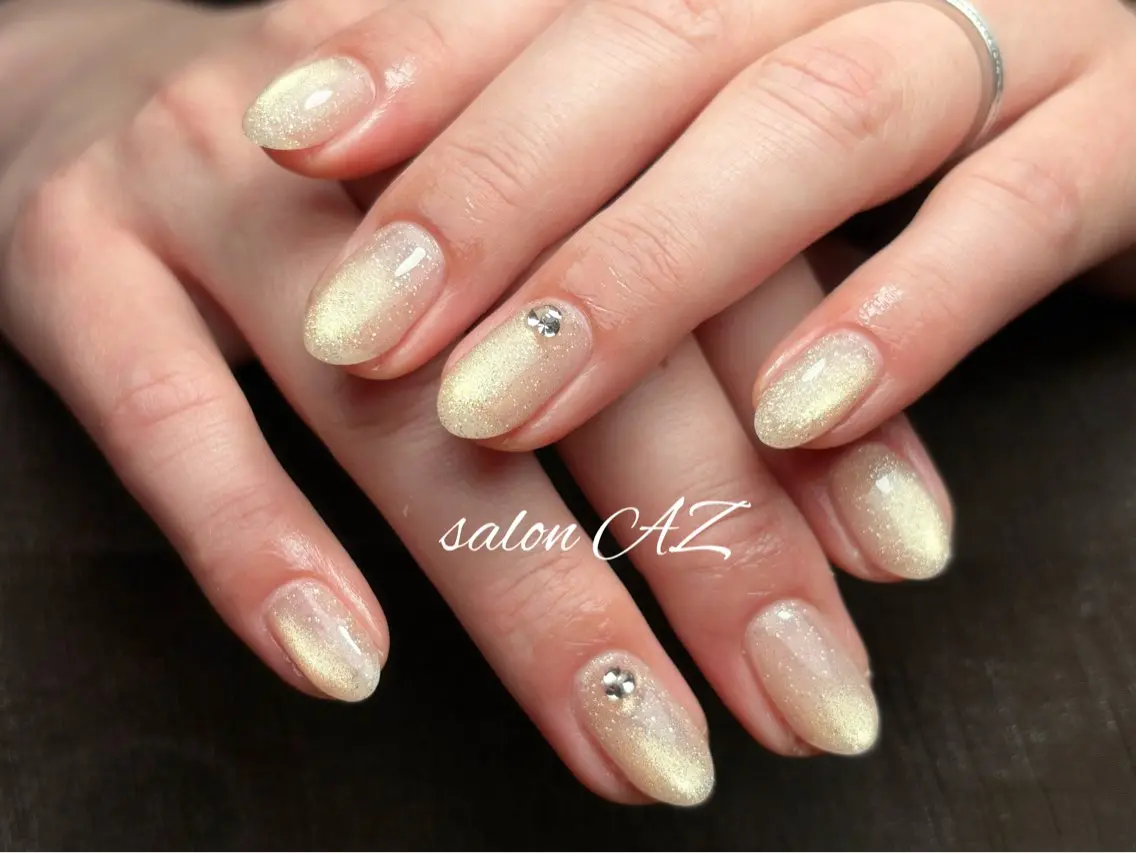 ネイル アートネイル 長さ出し フットネイル フレンチネイル ジェルネイル salon AZのネイルデザイン
