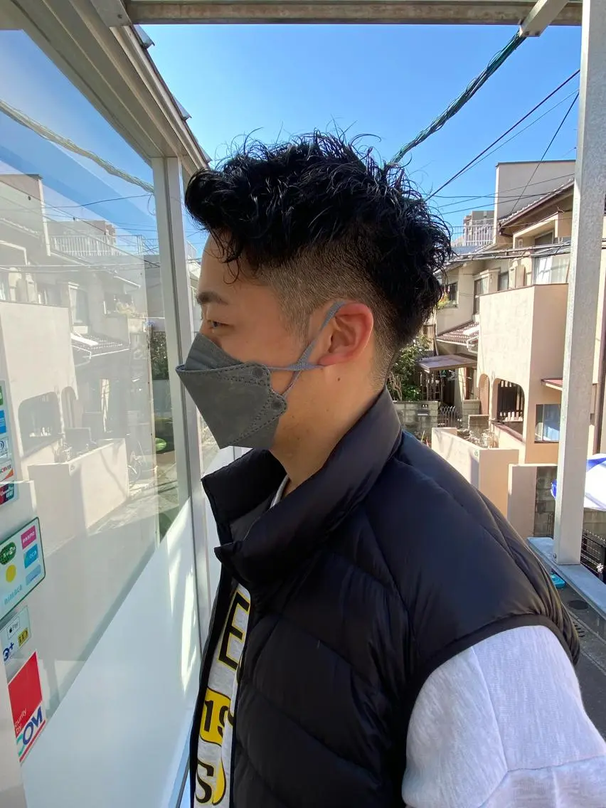 メンズカット+炭酸クレンジングの写真