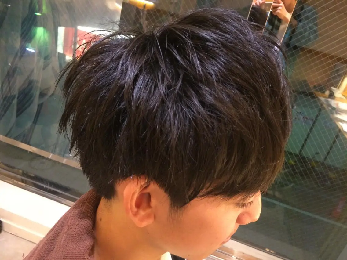 カラー メンズ マッシュ メンズパーマの巨匠 鈴木純のヘアスタイル