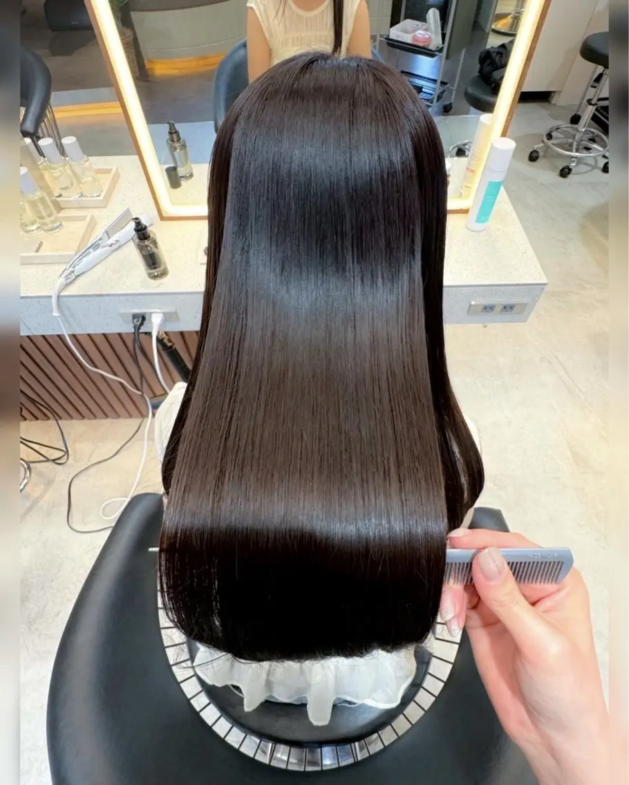 ロング カラー 透明感カラー カット ヘアカラー トリートメント レイヤー/艶感カラー /メンズ/KOSEIのヘアスタイル