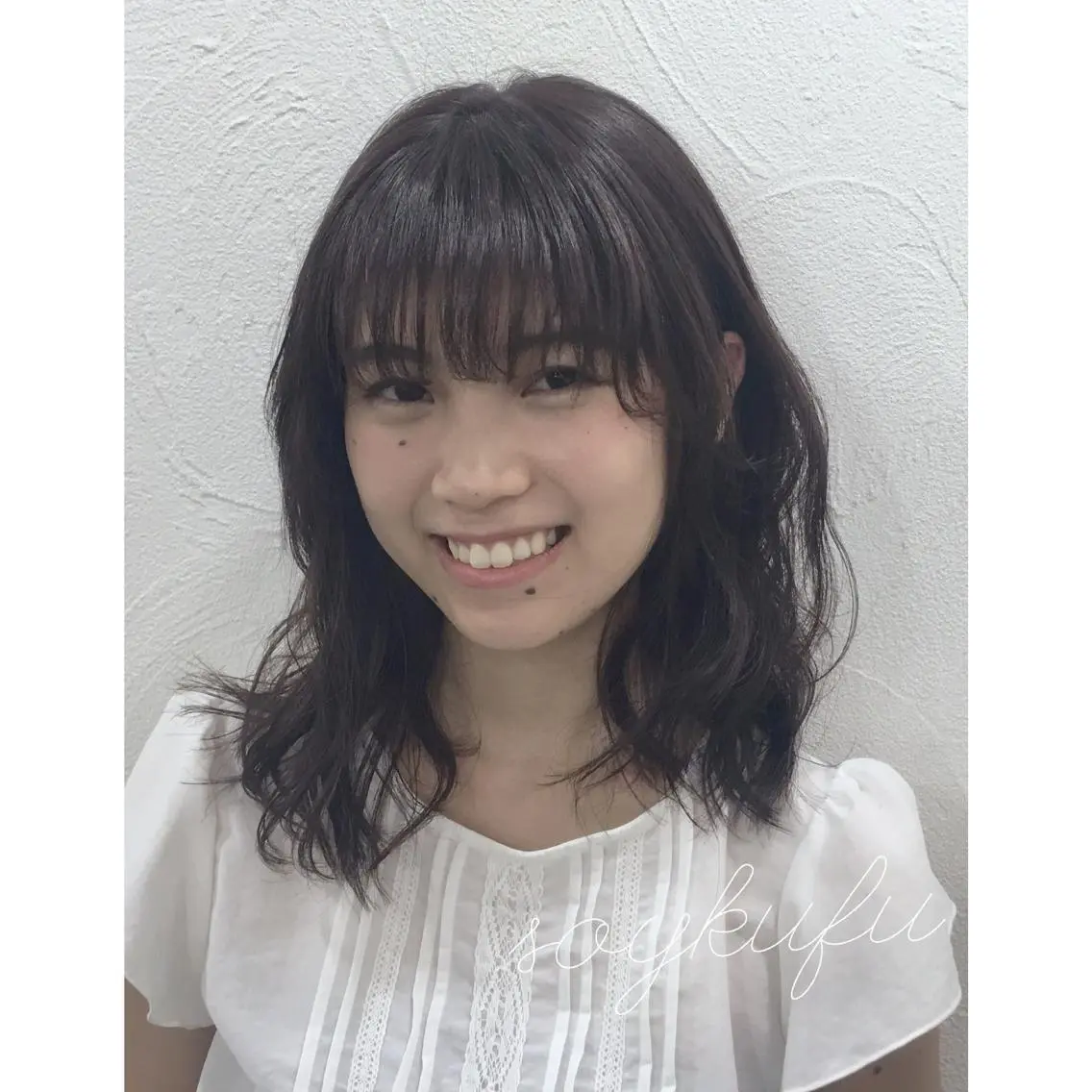 セミロング 【今だけブリーチ 限定価格💕】すみのヘアスタイル