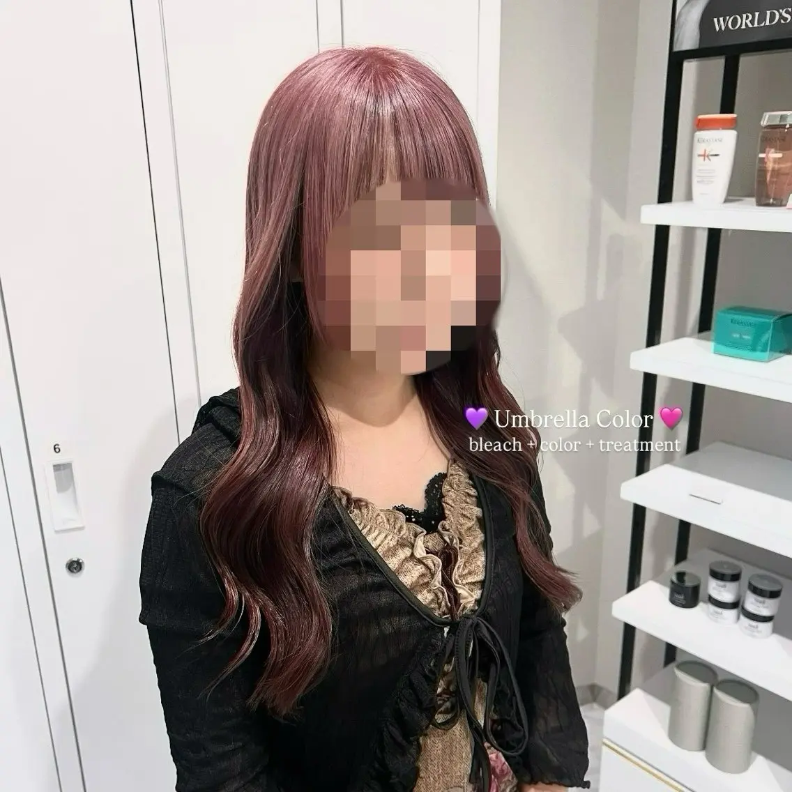 ロング カラー ヘアアレンジ ヘアカラー トリートメント 🩰‎暖色特化 / 𝐒𝐚𝐤𝐢🤎のヘアスタイル