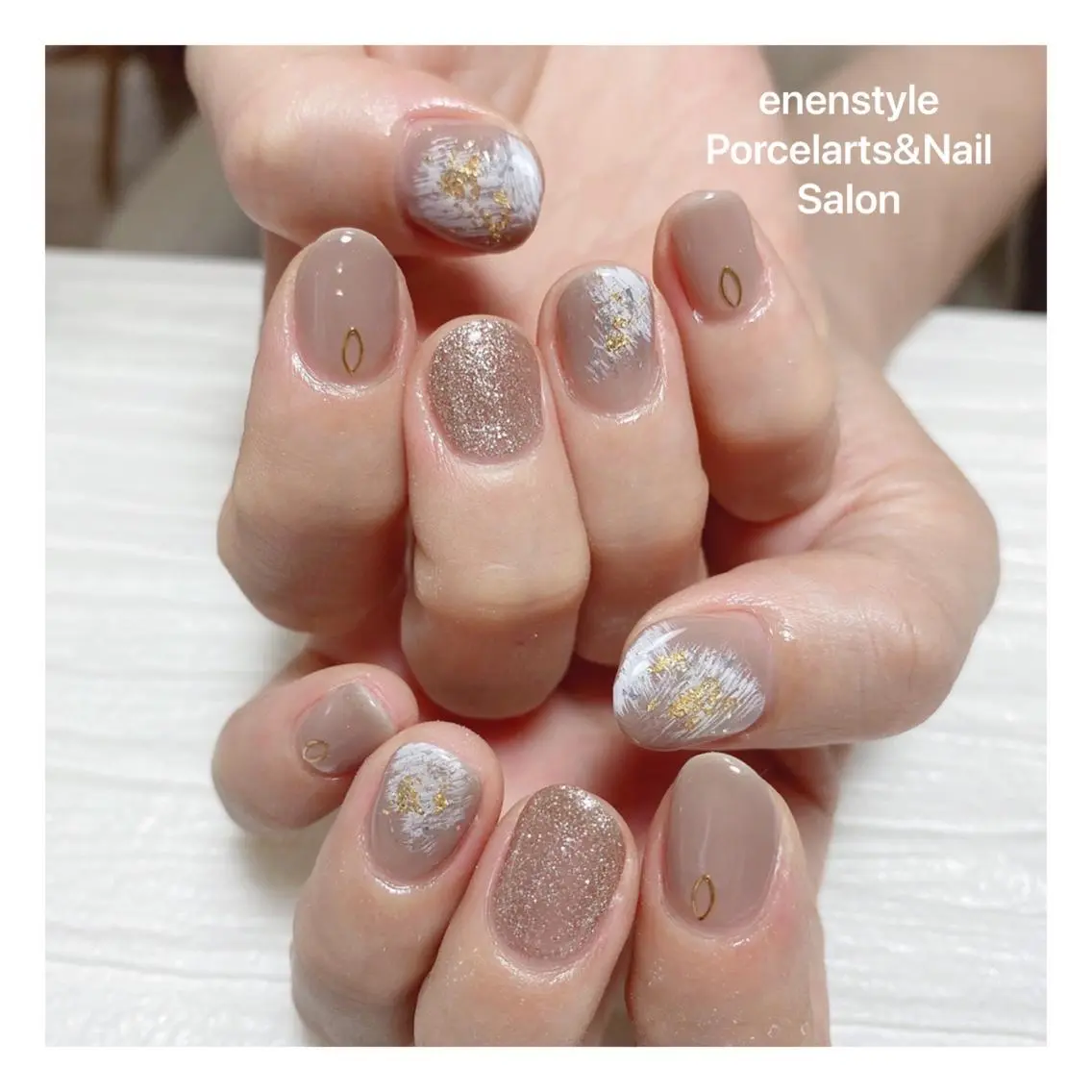 ショート ネイル 🐾enen style 🐾のネイルデザイン