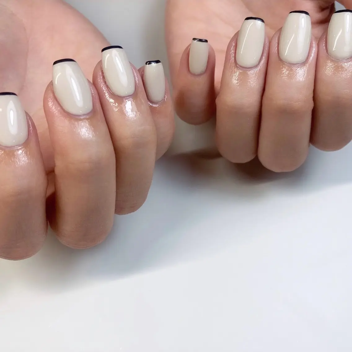 ネイル フレンチネイル シンプルネイル LYLY yukiのネイルデザイン