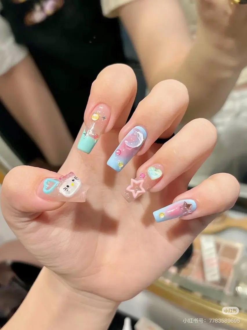 ネイル 成人式 ジェルネイル ネイルチップ ハンドネイル MoMoA Nail ネイル長さ出し専門店のネイルデザイン