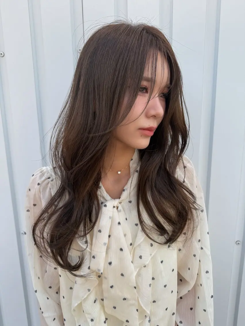 セミロング レイヤーカット カット ヘアカラー 美髪矯正/髪質改善/ 艶レイヤー 古畑佑悟のヘアスタイル
