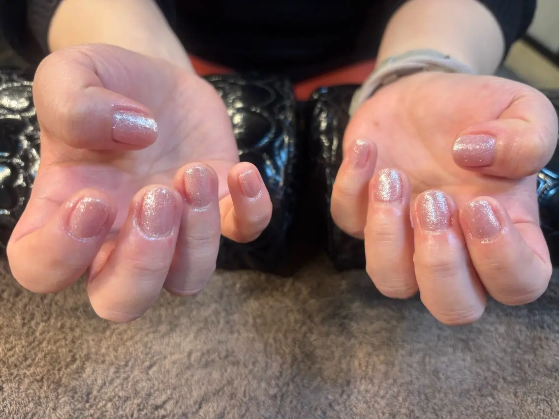 ネイル ラメ(グリッター) ワンカラーネイル DOLL NAIL ゆいのネイルデザイン