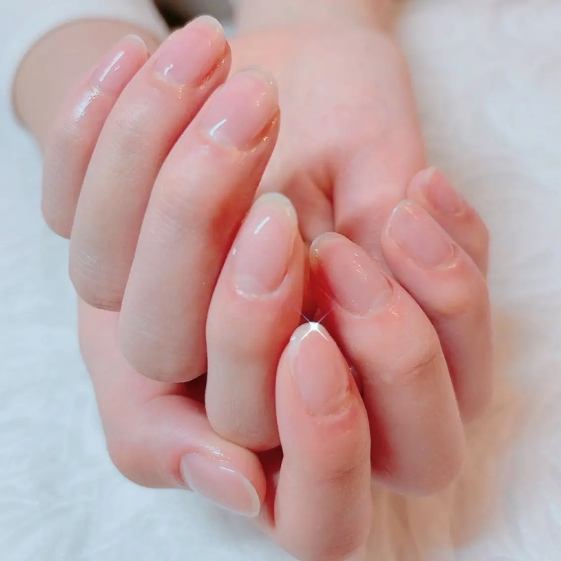 ネイル クリアネイル ハンドネイル nail salon kuu_caのネイルデザイン