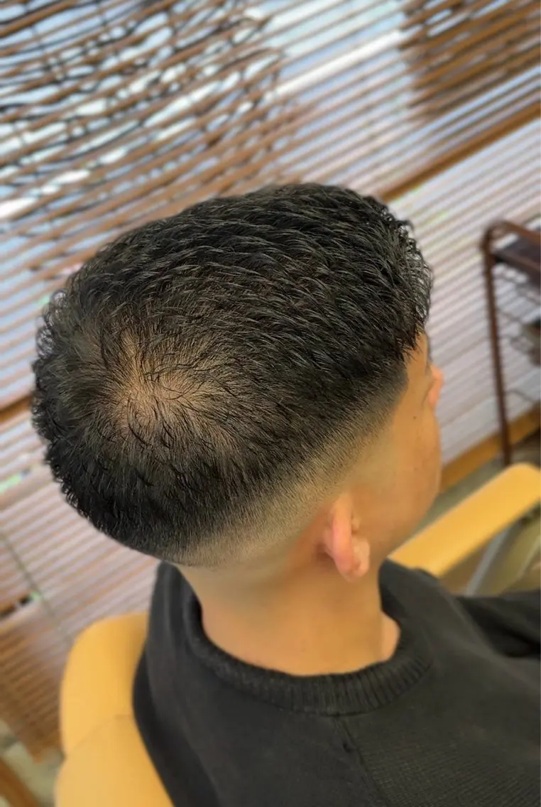 ショート パーマ メンズ カット パーマ 💈メンズカット 💈とーごのヘアスタイル