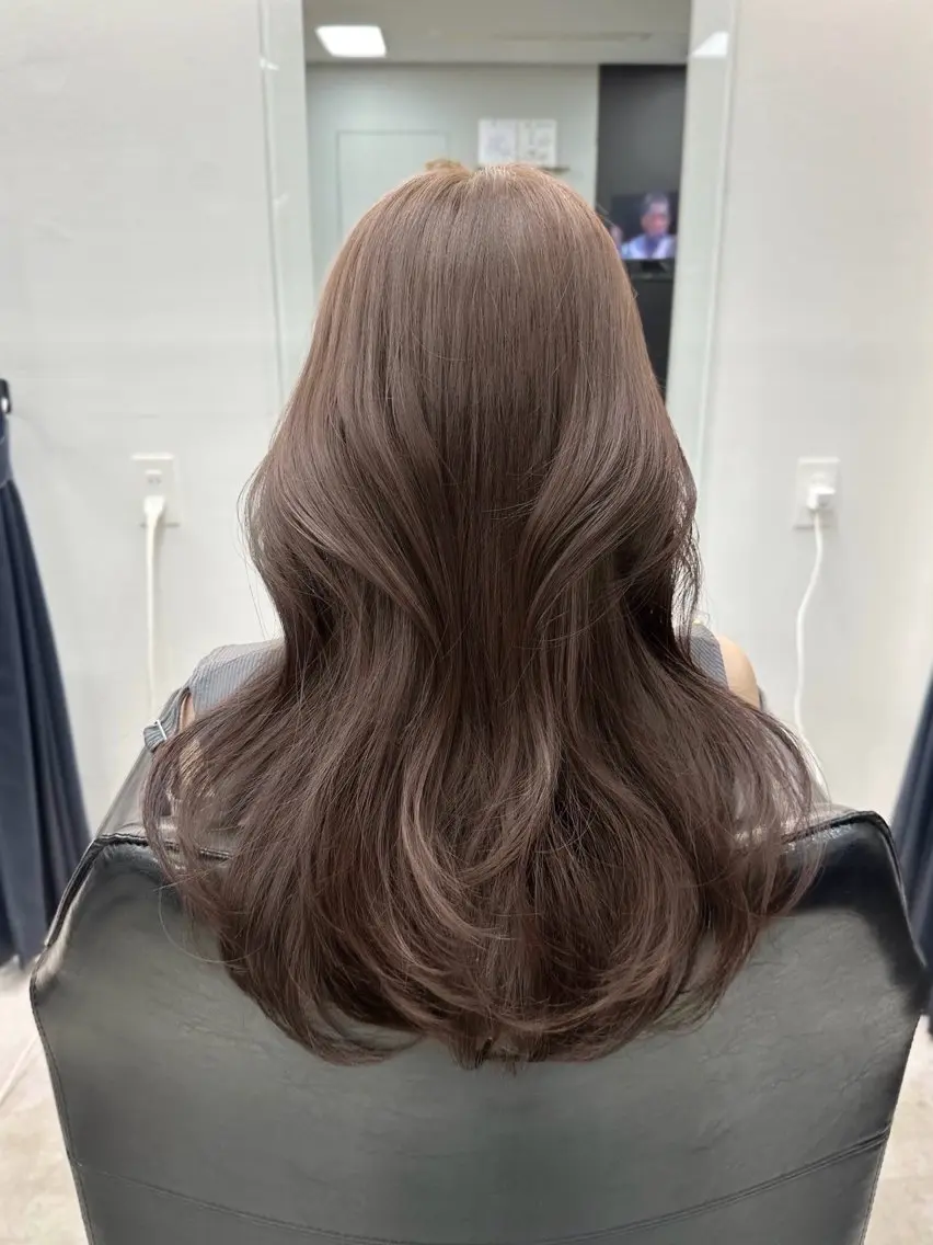 ロング カラー 韓国ヘア 店長NEGIのヘアスタイル