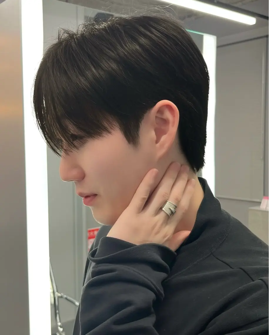 メンズ アイブロウ メンズ韓国風 アイカ🐺 メンズ韓国ヘアのヘアスタイル
