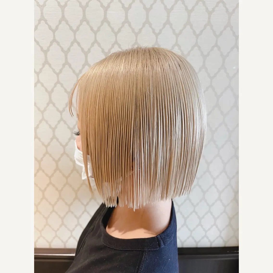ショート 切りっぱなしボブ ボブ NYNY🗽💕 ayameのヘアスタイル