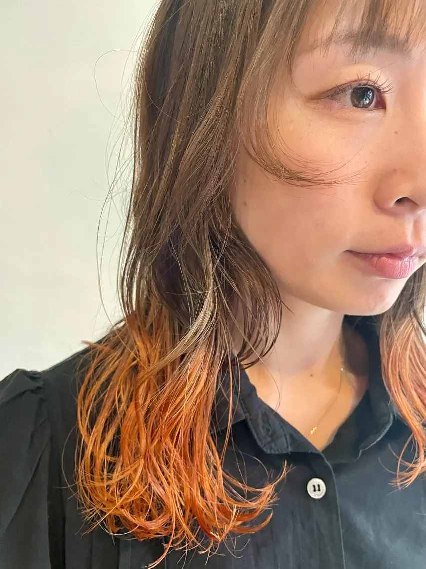 ロング 顔まわりレイヤー レイヤーカット ⛲️every 🌼 平子 歩美 ☺︎のヘアスタイル