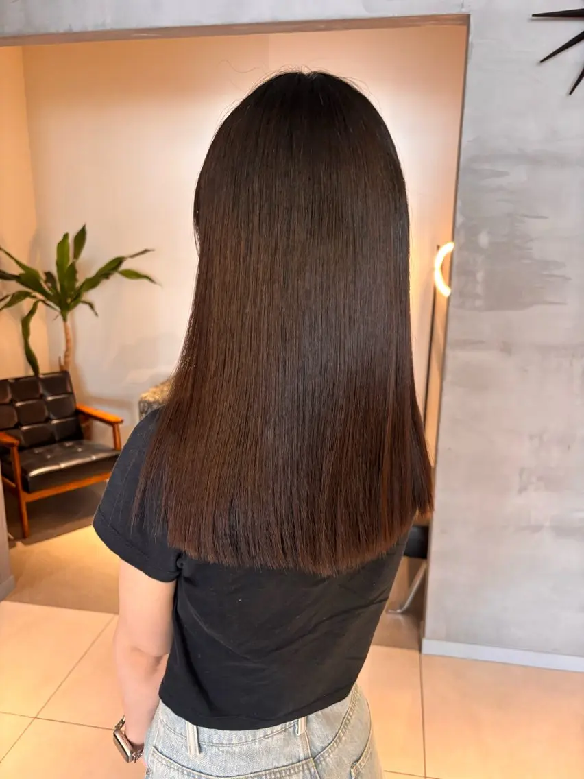 セミロング カラー 透明感カラー 髪質改善 似合わせカット トリートメント カット ヘアカラー トリートメント RABU 髪質改善/ 縮毛矯正/名古屋伏見のヘアスタイル