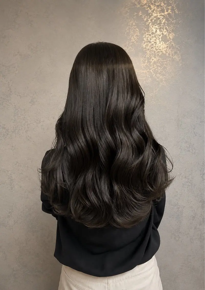 ロング カラー ベージュカラー オリーブベージュ オリーブ特化/透明感 /垢抜け/るき⭐️のヘアスタイル