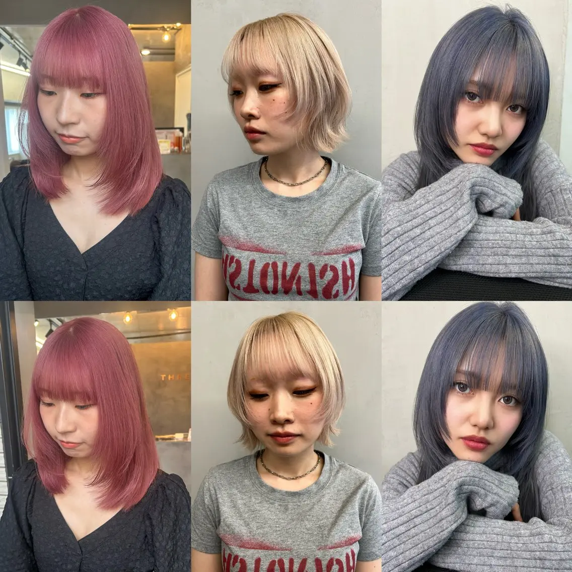 セミロング カラー カット ヘアカラー トリートメント Haru/THREE …by velvetのヘアスタイル