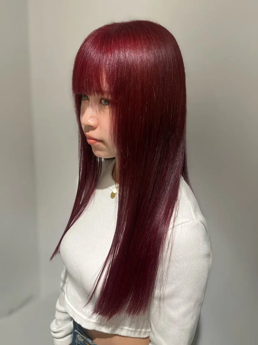 ロング カラー ヘアカラー haruka /透明感カラー 暖色のヘアスタイル