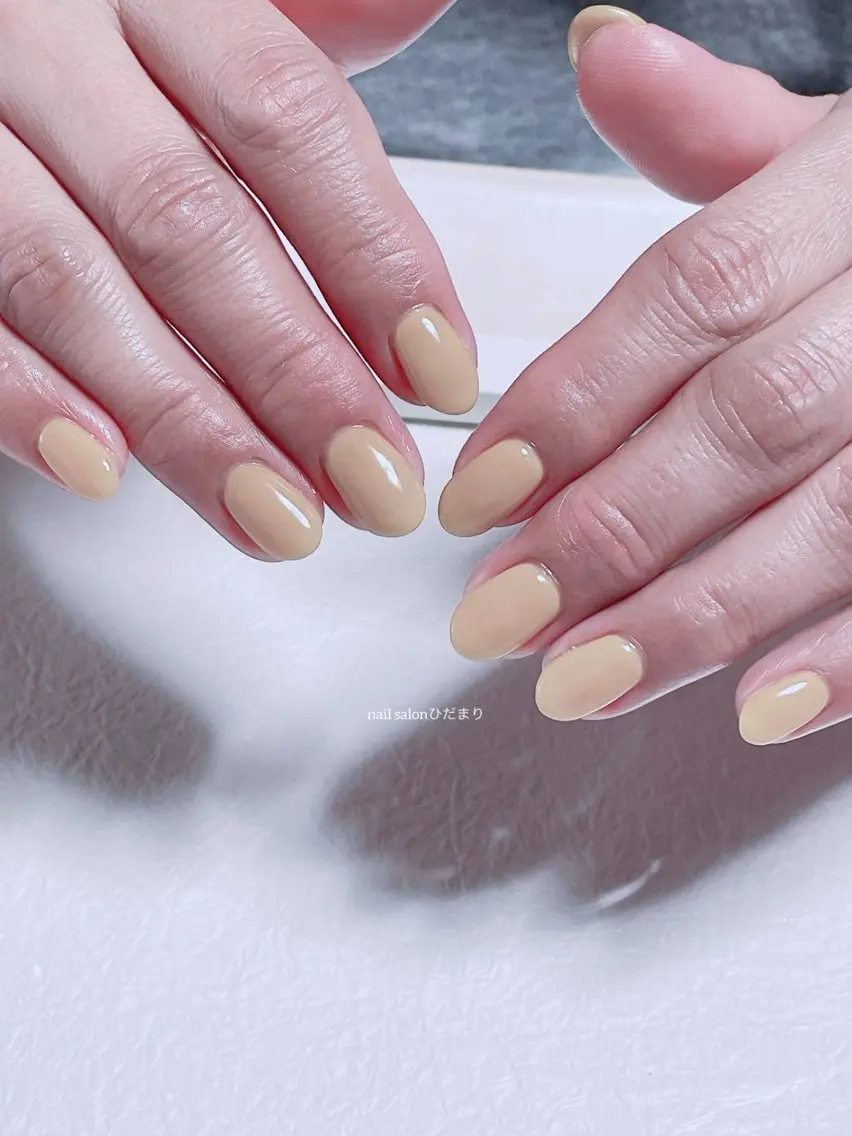ネイル 黄色 ハンドネイル NailSalon ひだまりのネイルデザイン