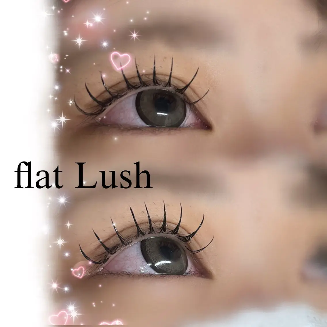 マツエク・マツパ 束感まつ毛 フラットラッシュ MAQUIA横浜店 🎀Hina🩰🩷のマツエク・マツパデザイン