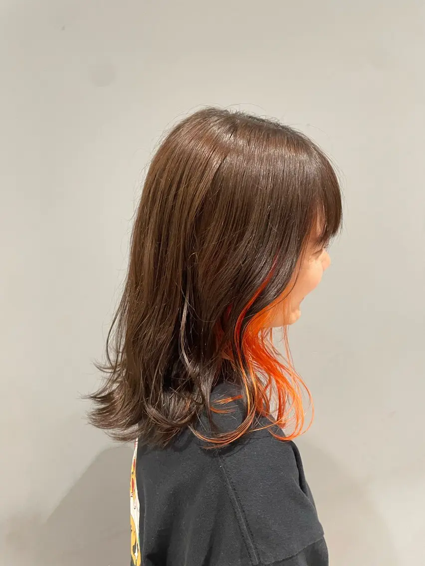 カラー 柏木 彩夏のヘアスタイル
