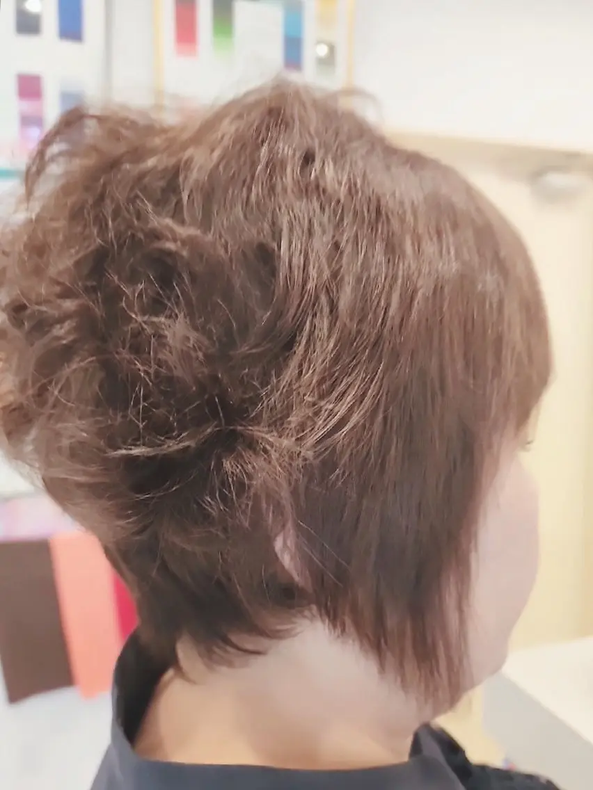 ミディアム カラー hairmake Juinのヘアスタイル