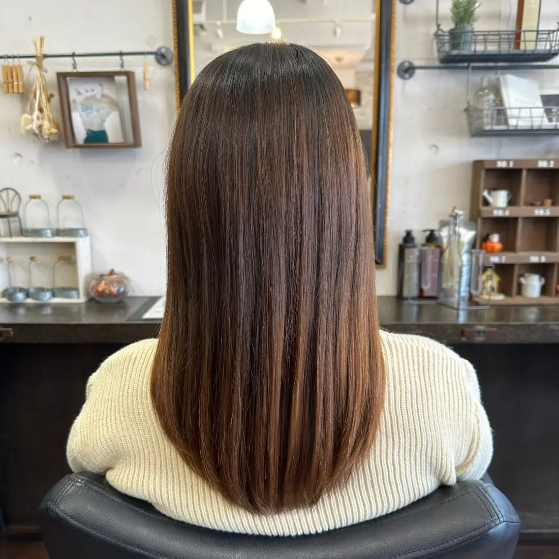 ロング 近藤 優羽のヘアスタイル