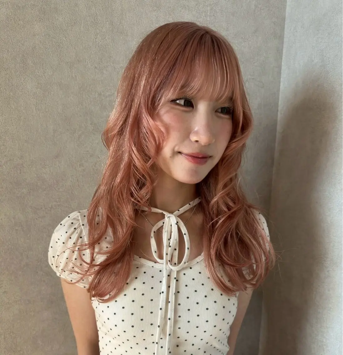 カラー カット ヘアカラー トリートメント 暖色カラー/栄 ダブルカラー/さあらのヘアスタイル