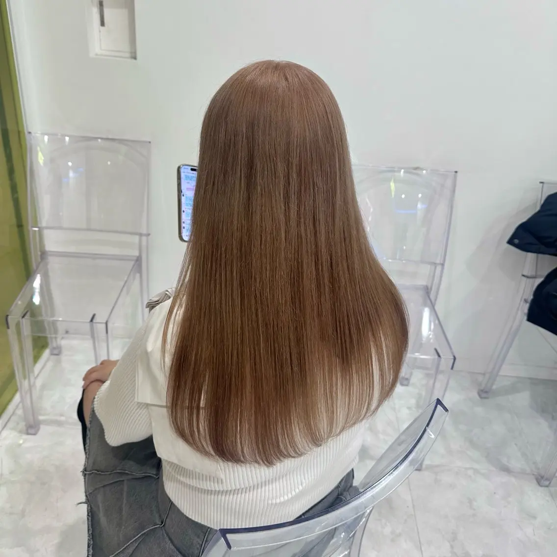 ロング カラー ベージュカラー ブリーチ ケアカラー ハイトーンカラー 髪質改善 ♡ダブルカラー特化♡ miyuのヘアスタイル