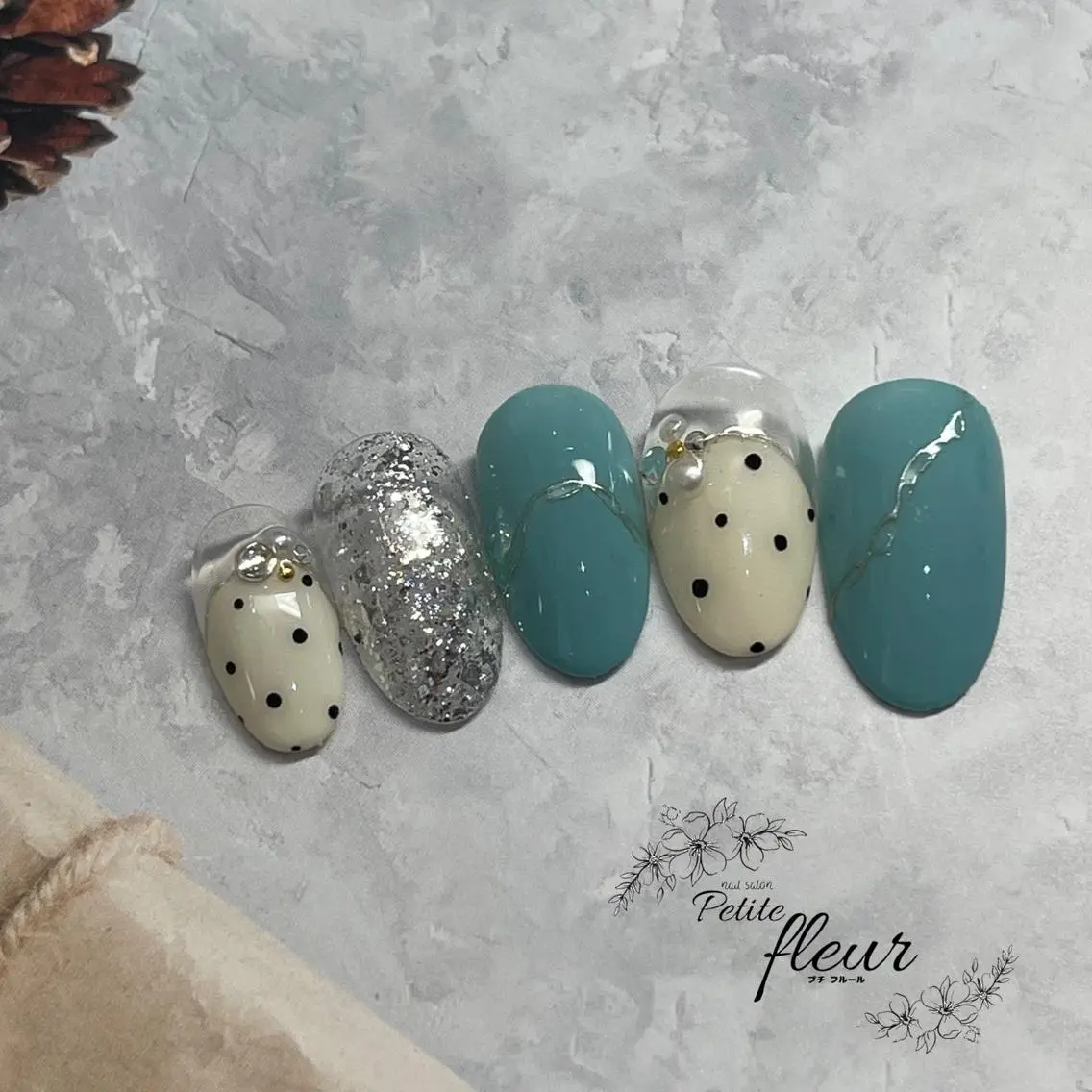 ネイル ❁⃘*。Petite fleur❁⃘*りさのネイルデザイン