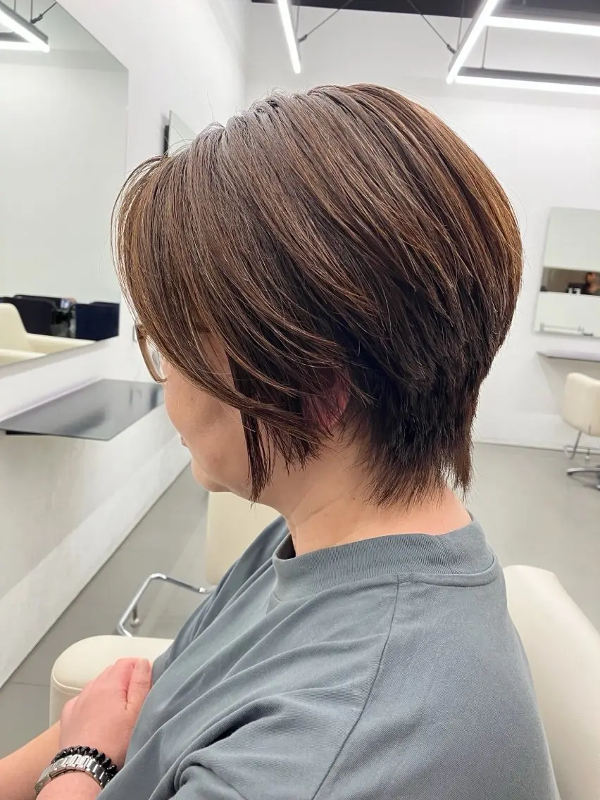 ショート ショートヘア カット 淺野 里音のヘアスタイル