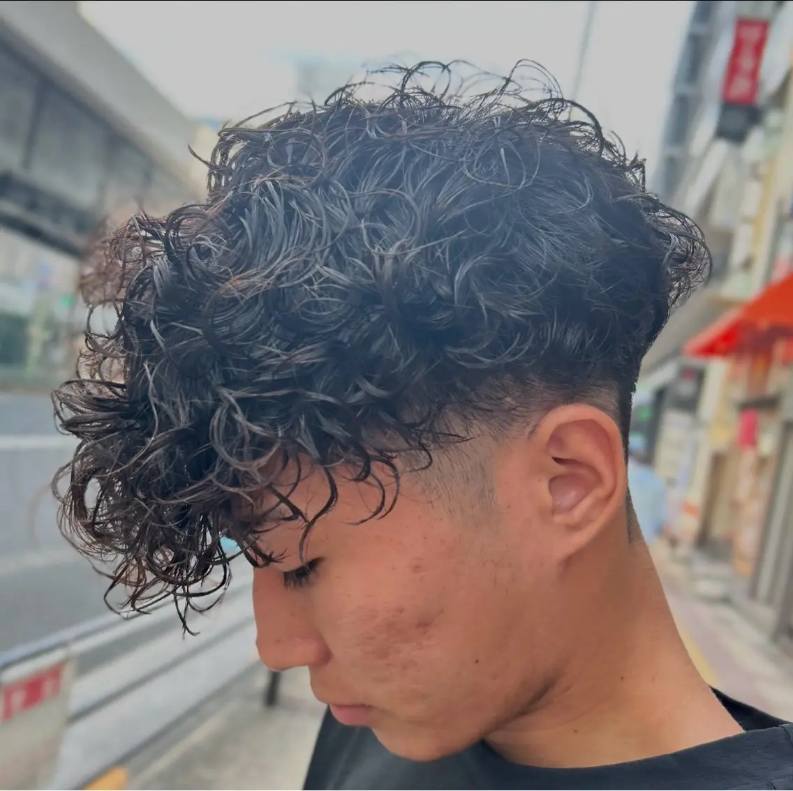パーマ メンズ メンズブリーチ メンズハイトーン パーマ ハイトーン🎨/ パーマ🌀/堀江輝起のヘアスタイル
