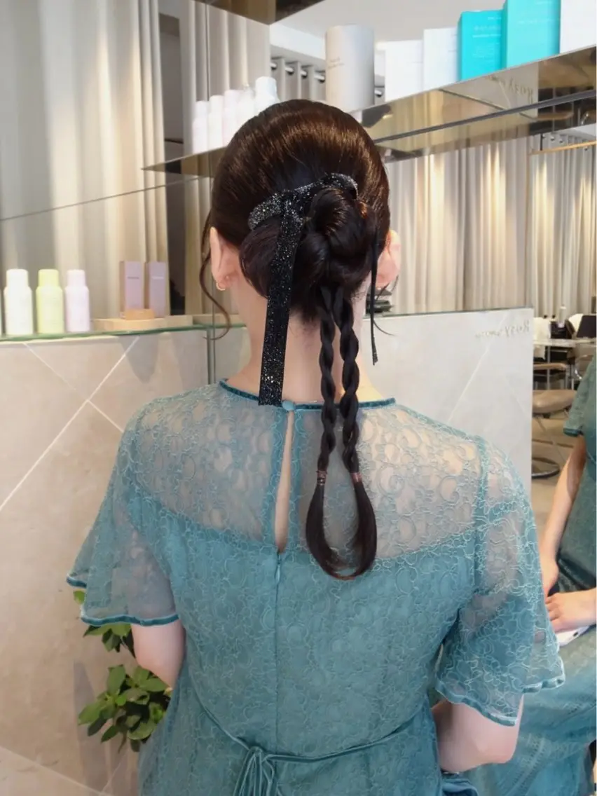 ヘアアレンジ ヘアセット ニュアンスヘア🪡 nenekaのヘアスタイル