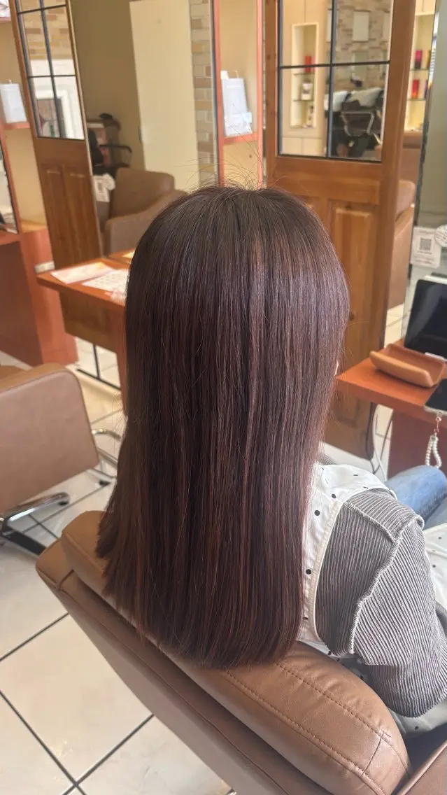 ロング ヘアカラー 艶カラー 髪質改善 🍓苺奈のヘアスタイル