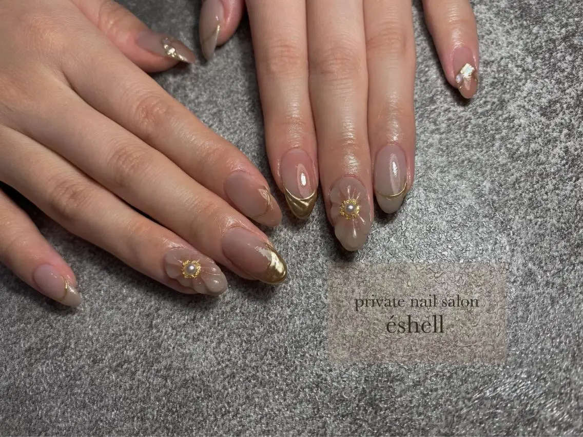 ネイル ハンドネイル nail salon éshellのネイルデザイン